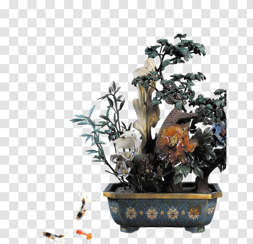 Organizational Culture Drawing - Bonsai - China Wind Potted Picture Material Transparent PNG