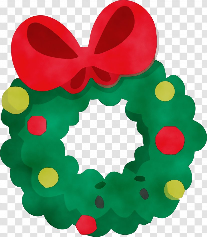Christmas Decoration - Heart - Wreath Transparent PNG