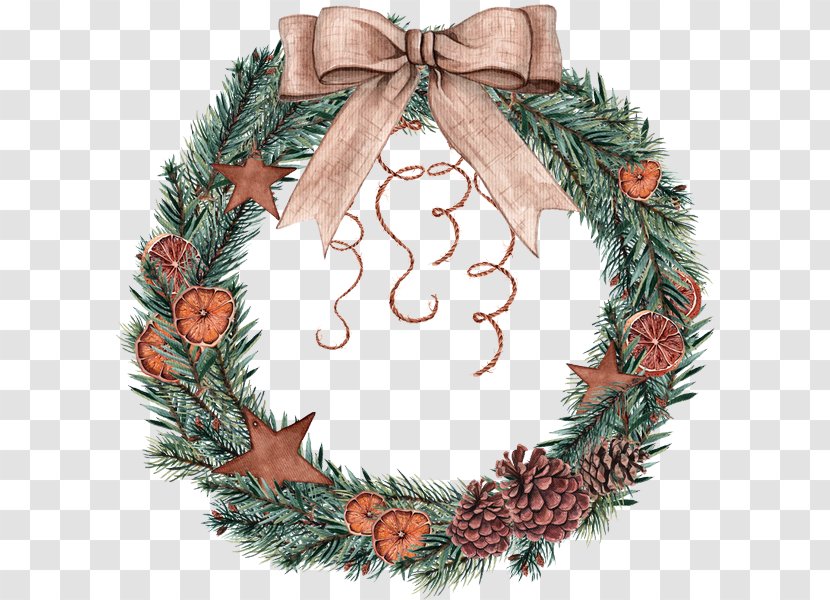 Christmas Ornament Wreath Tree - Fir Transparent PNG