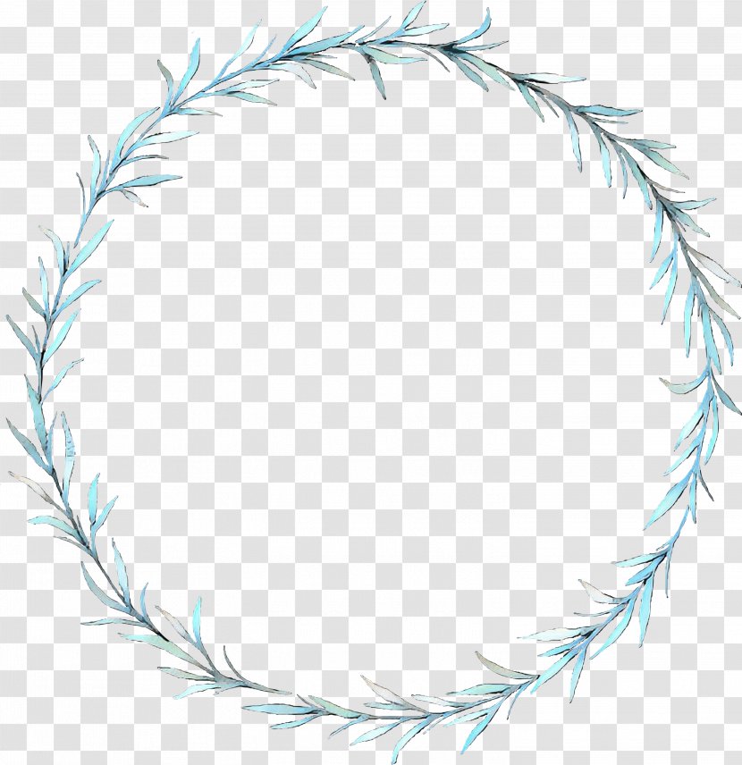 White Circle - Feather - Pine Family Colorado Spruce Transparent PNG