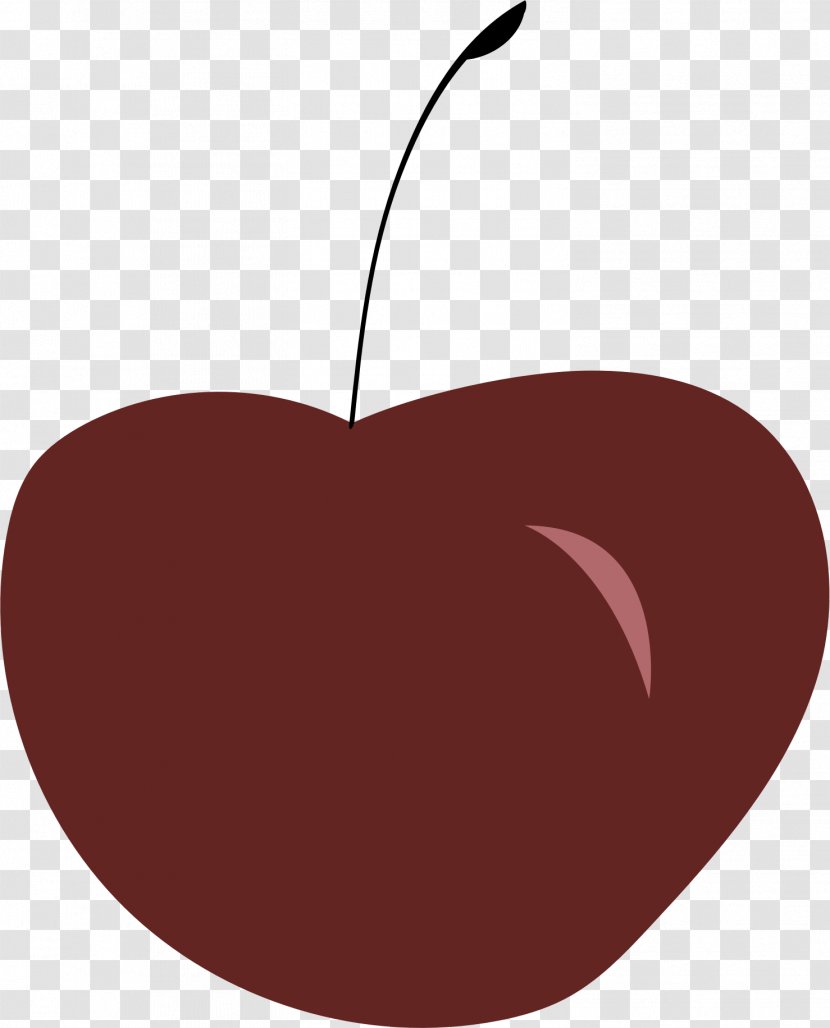 Maroon Cherry Brown - Heart Transparent PNG