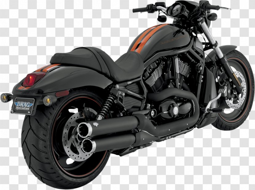 Exhaust System Harley-Davidson VRSC Muffler Motorcycle - Vehicle Transparent PNG