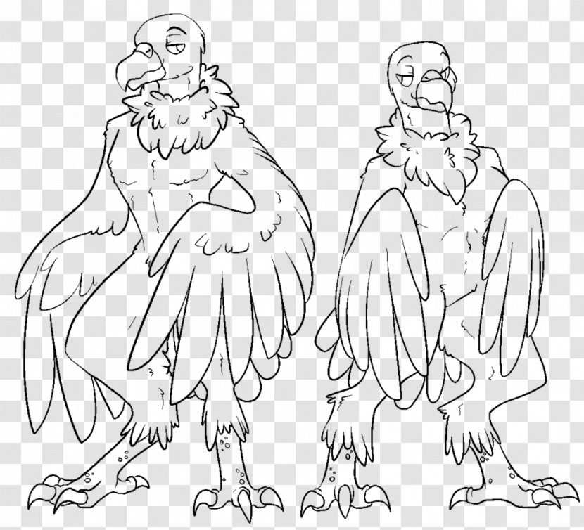 Drawing Art Homo Sapiens Anthropomorphism - Joint - Vulture Transparent PNG