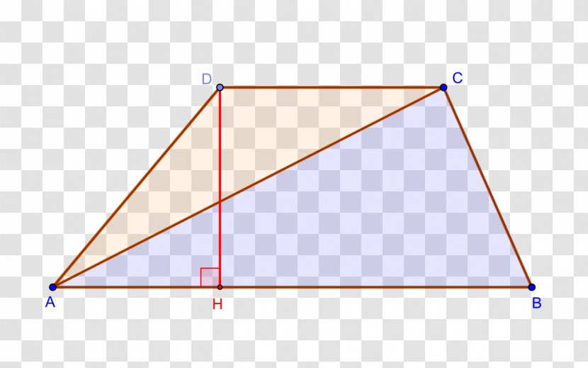 Triangle Area Rectangle Trapezoid - Mathematics - Trapeze Vector Transparent PNG