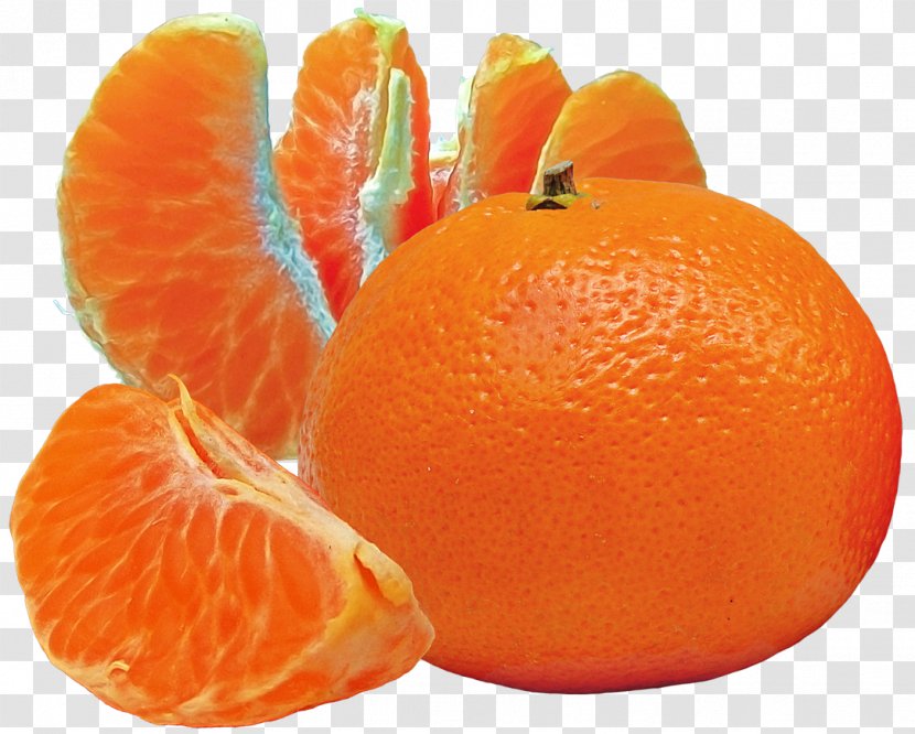 Juice Clementine Tangerine Blood Orange - Peel - And Slices Transparent PNG
