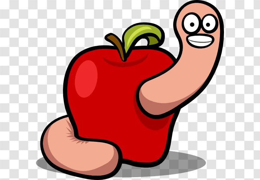 Worm Clip Art - Cartoon - Apple Cliparts Transparent PNG