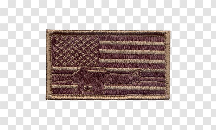 United States Of America Flag Patch Embroidered The Military - Army - Ammo Can Magnets Transparent PNG