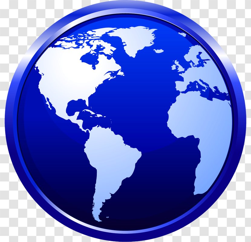 World Map Earth Globe - Mercator Projection Transparent PNG