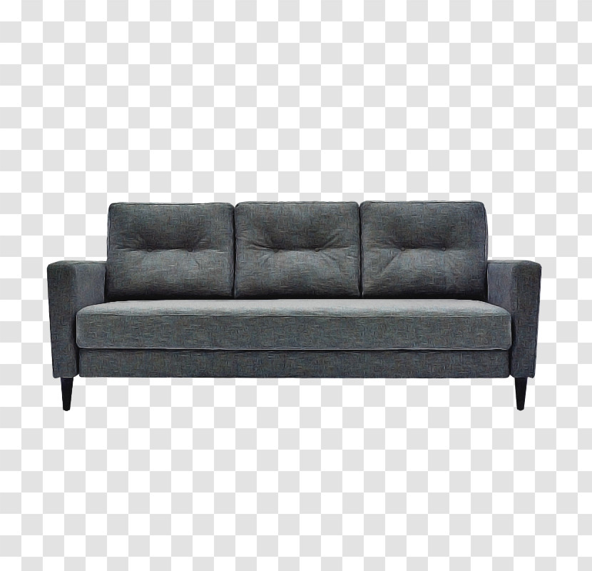 Furniture Couch Sofa Bed Leather Studio Couch Transparent PNG