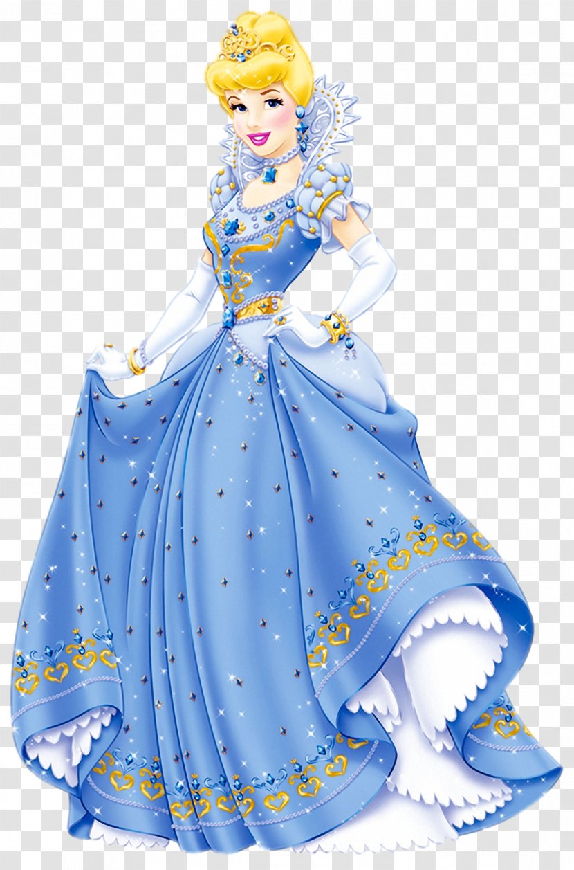 Cinderella Snow White Rapunzel Tiana Disney Princess - Doll - Transparent Clipart Transparent PNG