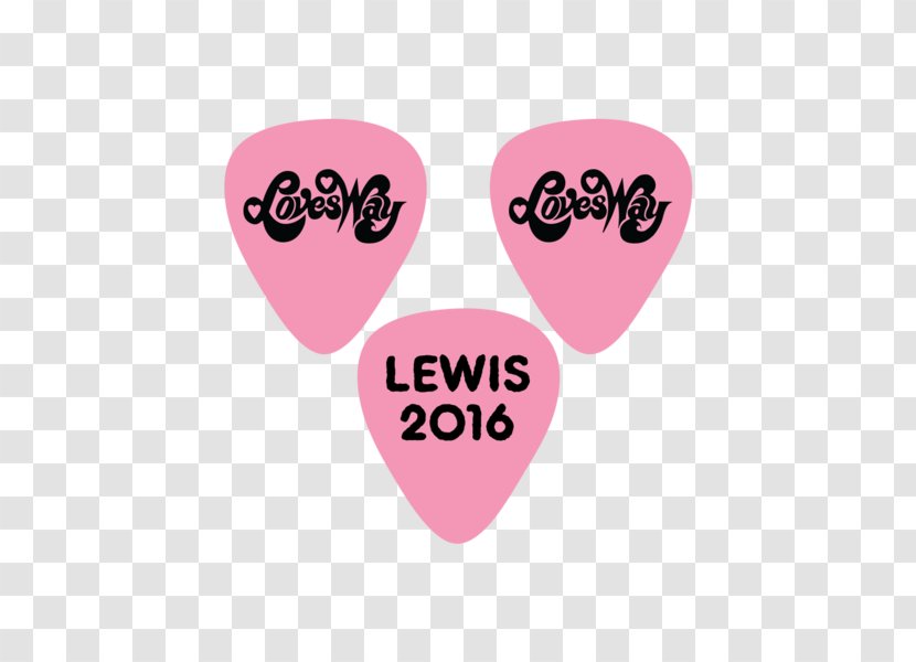 Jenny Lewis Guitar Picks Logo Brand Love - Pick - Pink M Transparent PNG