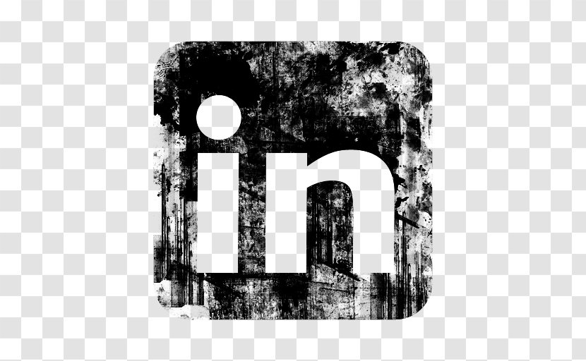 Social Media Logo Blog - Black And White - Dirty Transparent PNG