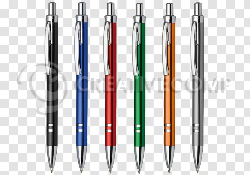 Ballpoint Pen Material Metal - Office Supplies - Design Transparent PNG