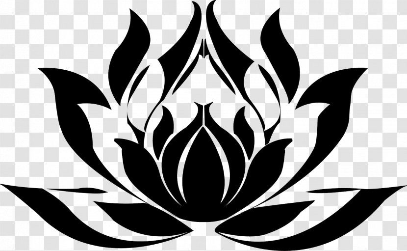 Nelumbo Nucifera Buddhist Symbolism Egyptian Lotus Plant - Monochrome Photography Transparent PNG