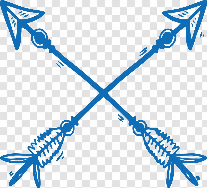 Bow And Arrow - Technology - Hand-painted Cross Bows Arrows Transparent PNG