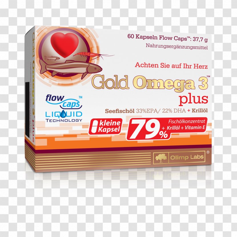 Dietary Supplement Acid Gras Omega-3 Krill Oil Capsule Fish - Olimp Laboratories Germany - Lutein Transparent PNG