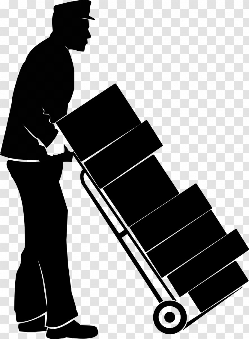 Mover Silhouette Relocation Clip Art - Business - Trolly Transparent PNG