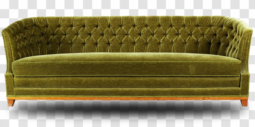 Couch Furniture - Loveseat - Long Green Brown Sofa Seat Transparent PNG