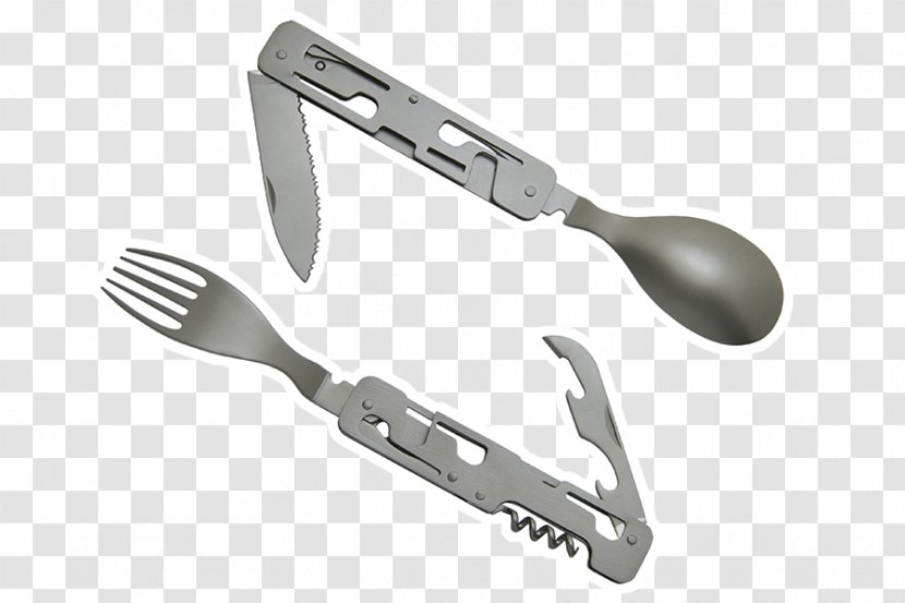 Knife Spork Couvert De Table Fork Stainless Steel - Kitchen Utensil Transparent PNG