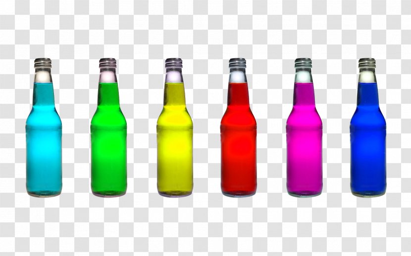Color Rainbow Wallpaper - Bottles Of Various Colors Transparent PNG