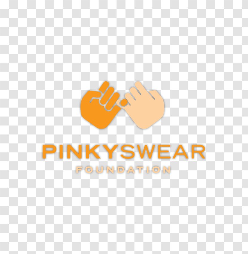 Pinky Swear Foundation Organization Logo - Orange - Promise Transparent PNG