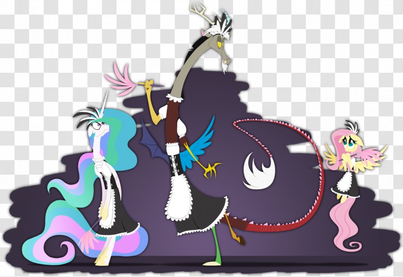 Rarity Rainbow Dash French Maid Pony - Deviantart Transparent PNG
