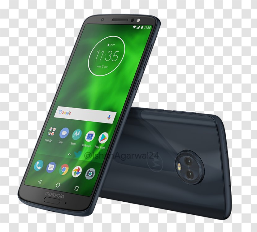 Motorola Moto G6 Plus G⁶ Play LG Smartphone - Portable Communications Device Transparent PNG