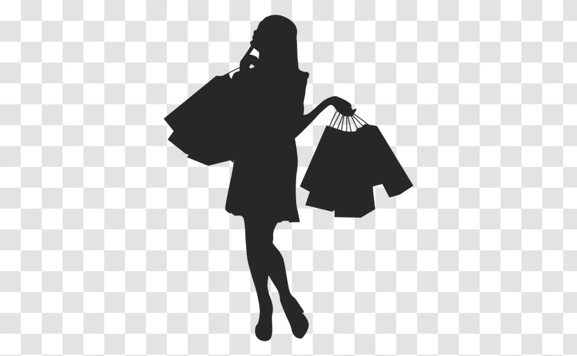 Woman Shopping Bags & Trolleys Drawing - Hand Transparent PNG