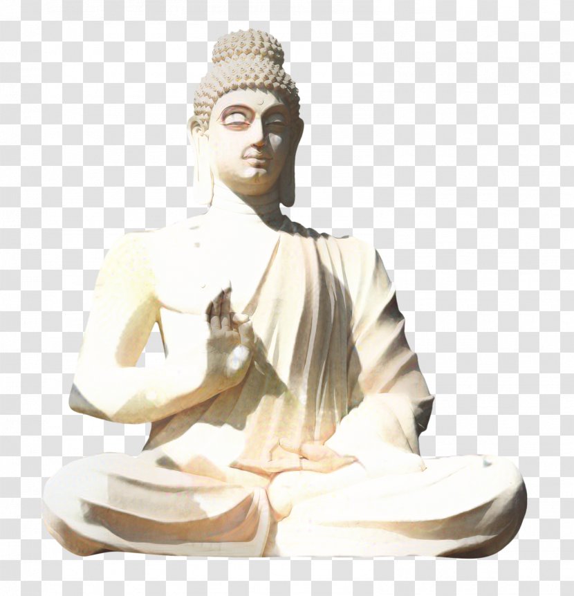 Buddha Cartoon - Figurine - Guru Kneeling Transparent PNG