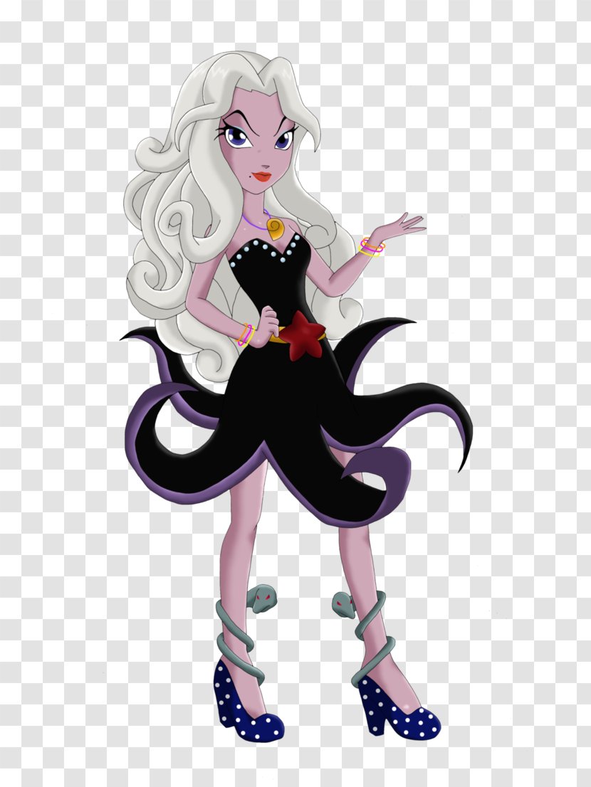Ursula Maleficent Daughter King Triton Ever After High Transparent PNG