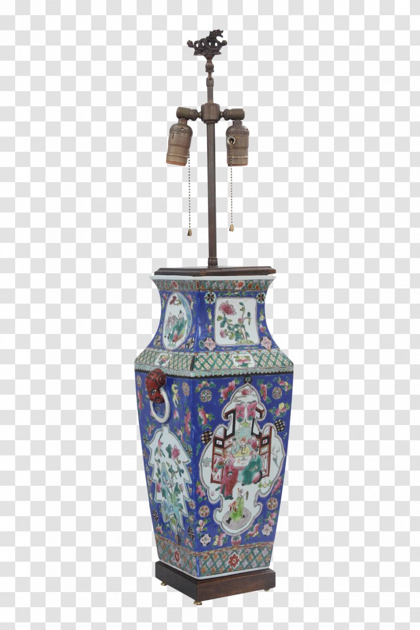 Bedside Tables Chinese Ceramics Lantern Lamp Shades - Lighting - Hand-painted Transparent PNG