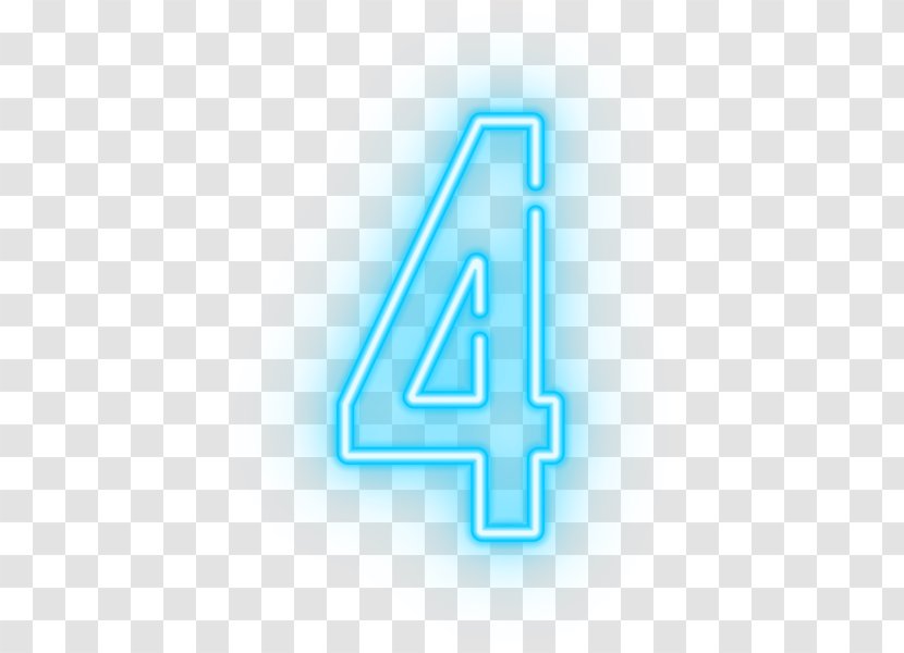 Number Image Clip Art Neon - Treble Badge Transparent PNG