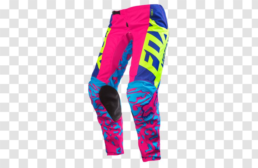 Fox Racing Motocross Clothing Jersey Woman - Pants Transparent PNG