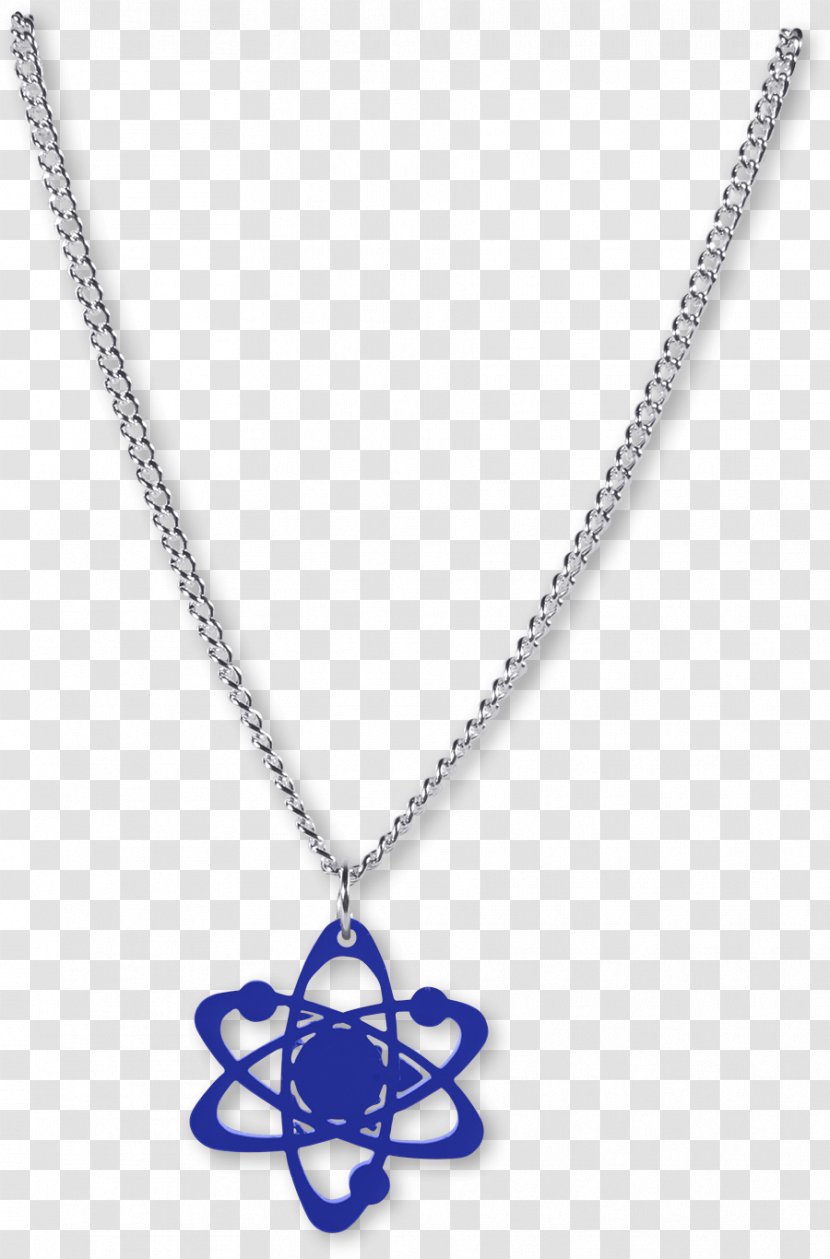 Locket Necklace Gemstone Silver Cobalt Blue Transparent PNG
