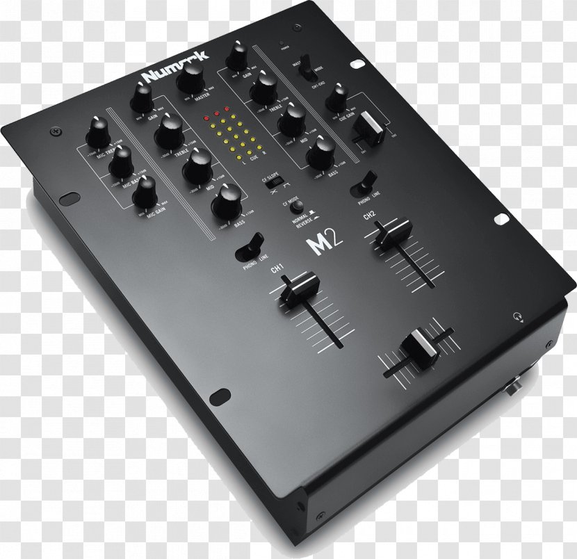 DJ Mixer Numark M2 Audio Mixers Disc Jockey Industries - Fade - Turntable Transparent PNG