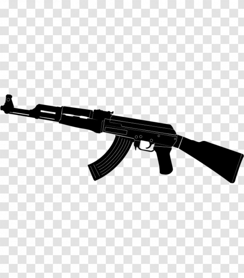AK-47 Firearm Clip Art - Frame - Ak 47 Transparent PNG