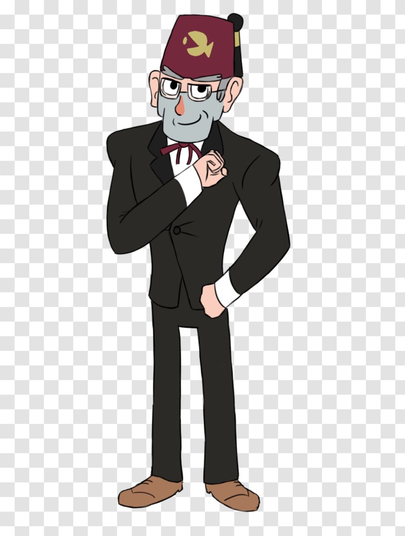 Grunkle Stan Drawing Character Fan Art Scary-oke - Digital Transparent PNG