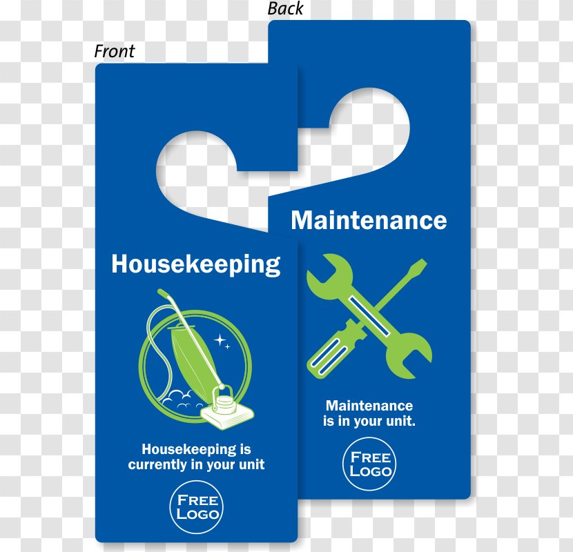 Door Hanger Handle Paper Housekeeping Transparent PNG