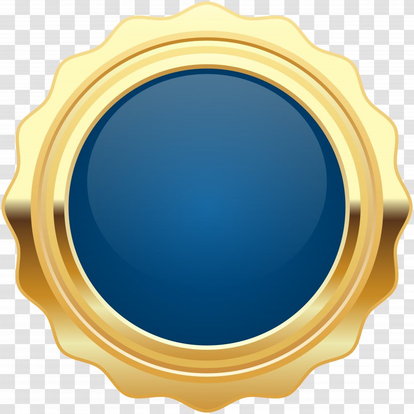 Cobalt Blue Clip Art - Yellow - Gold Transparent PNG