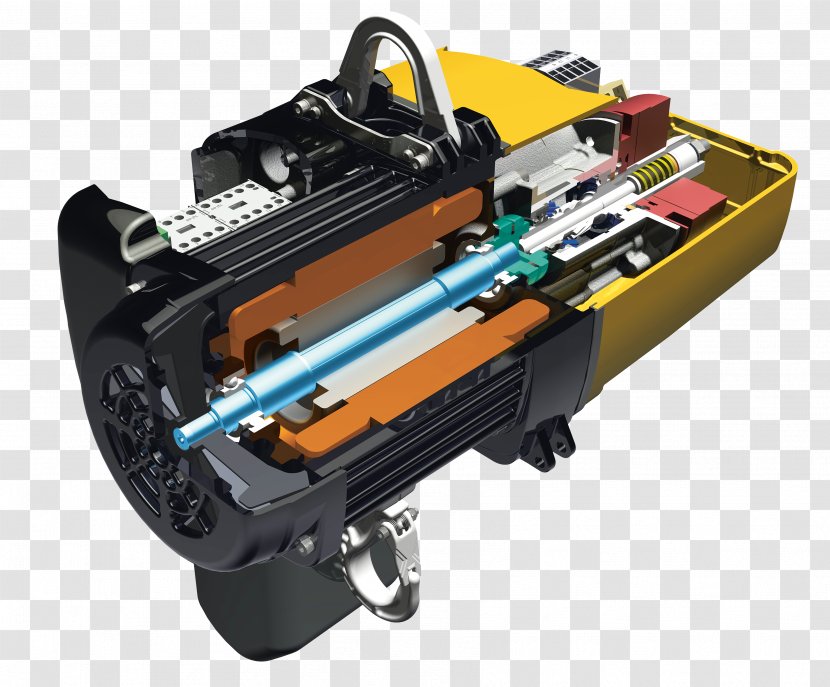 Hoist Circuit Diagram Crane Chain Kettenzug - Wire Transparent PNG