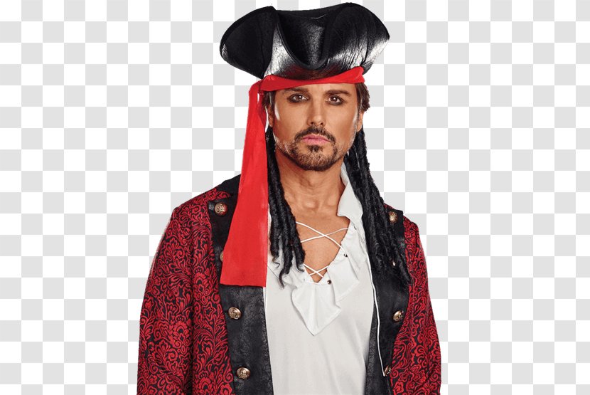Hat Tricorne Piracy Jack Sparrow Costume Transparent PNG