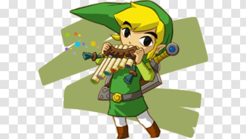 The Legend Of Zelda: Spirit Tracks Phantom Hourglass Link Princess Zelda - Flute Player Transparent PNG