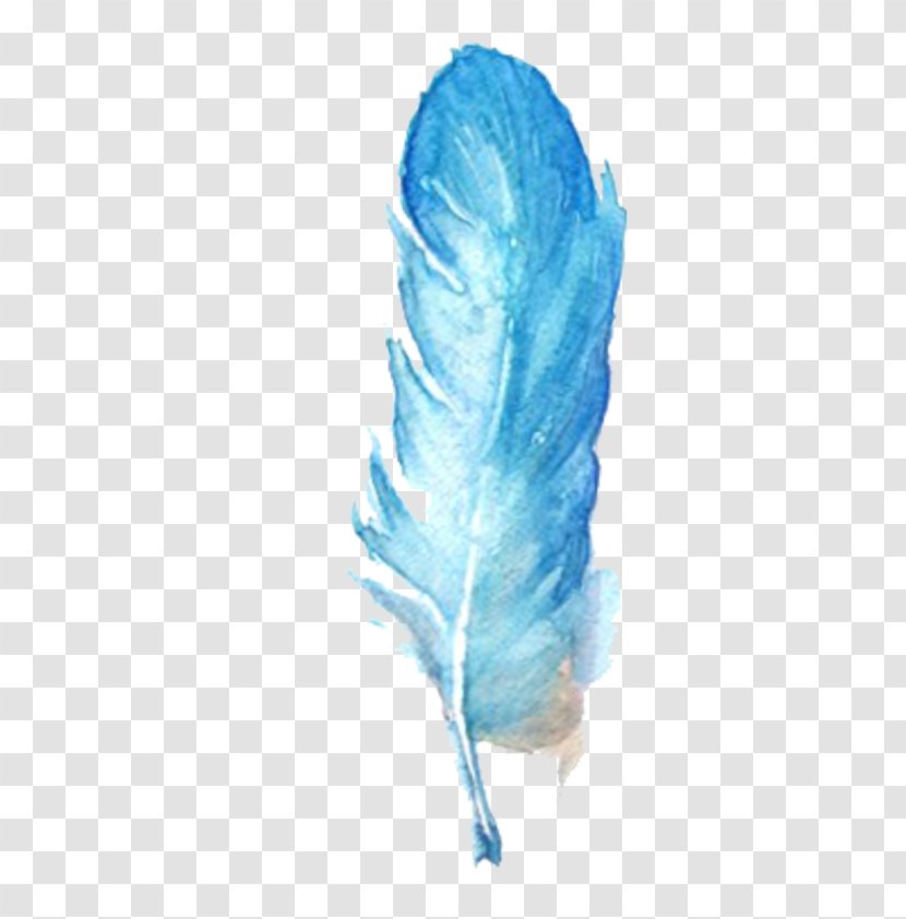 Feather Blue Transparent PNG