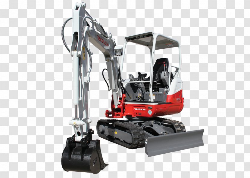 Compact Excavator Heavy Machinery Skid-steer Loader Takeuchi Manufacturing Transparent PNG