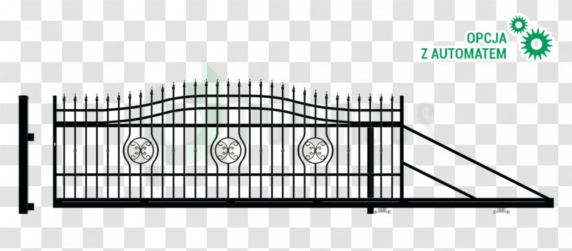Wicket Gate Wrought Iron Fence Electric Gates - Outdoor Structure Transparent PNG