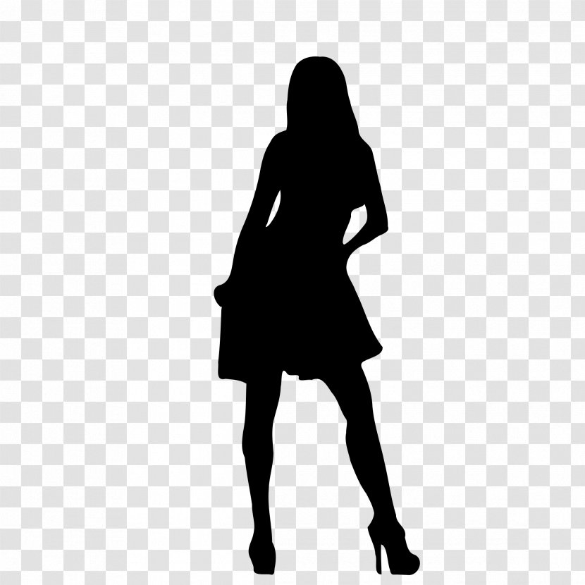 Silhouette Woman Clip Art - Frame Transparent PNG