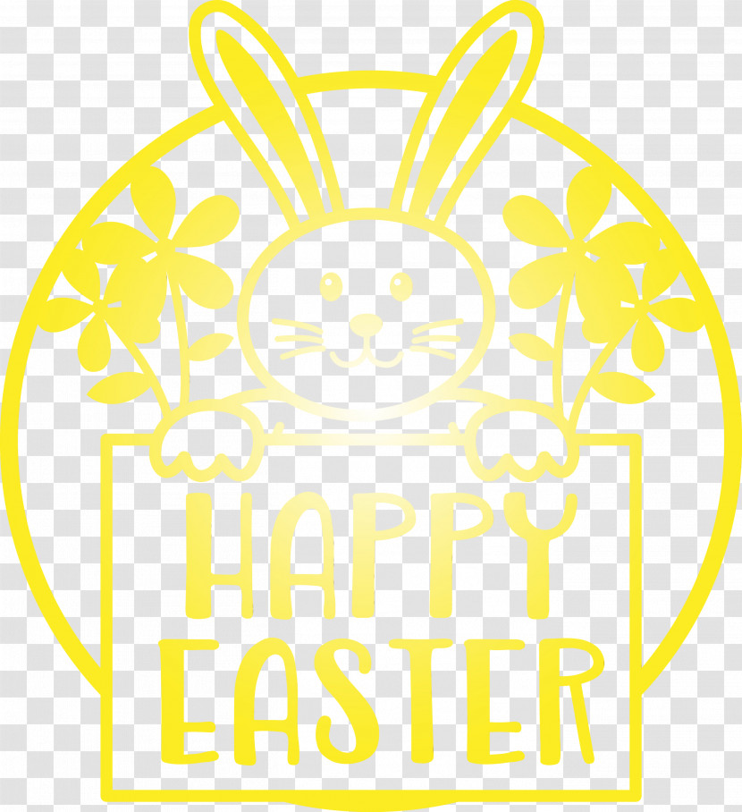 Yellow White Text Line Happy Transparent PNG