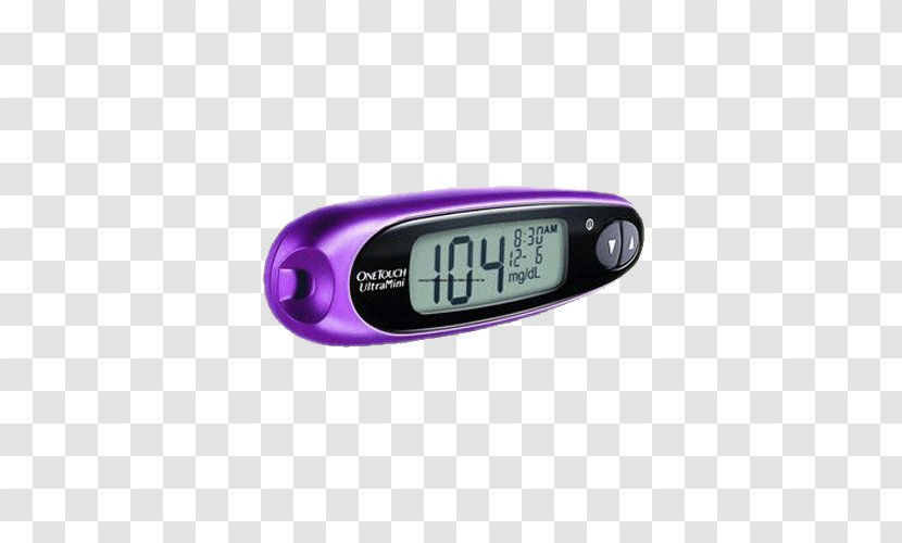 Blood Glucose Meters OneTouch Ultra Monitoring Sugar - Meter Transparent PNG