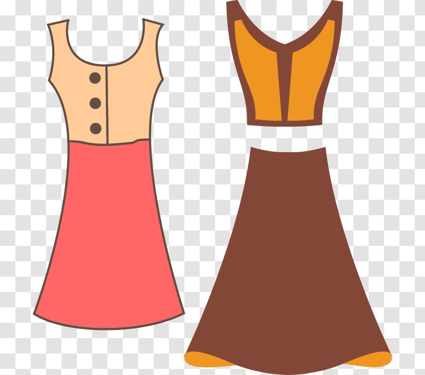 Clothing Dress Fashion Designer - Silhouette - Vector Material Women's Transparent PNG
