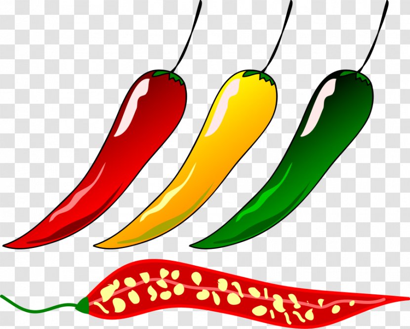 Chili Con Carne Mexican Cuisine Bell Pepper Clip Art - Bird S Eye - Noo Cliparts Transparent PNG